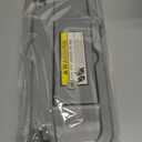 Ezzy Auto Gray Left Driver Side Sun Visor for Honda Civic 2006 2007 2008 2009 2010 2011 EX LX Sedan SI Coupe 83280-SNA-A01ZA