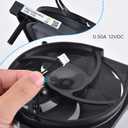 Replacement Xbox Series S Internal Cooling Fan, Internal Cooler Fan Replacement for Xbox Series S with 7 Blades