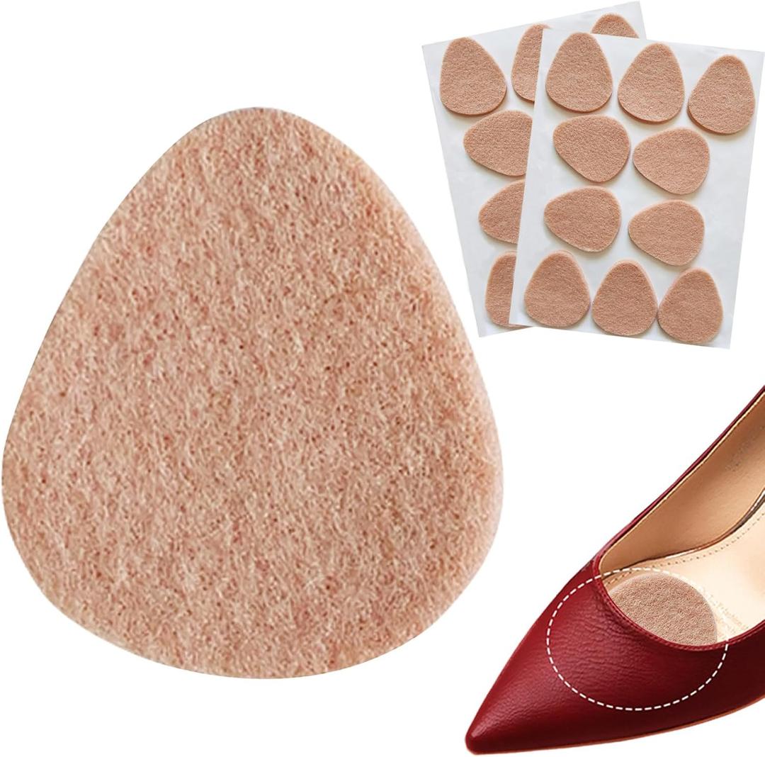 20 Pack Metatarsal Pads for Women and Men, Felt Ball of Foot Cushion, Adhesive Forefoot Pads Forefoot Cushion Pads, Foot Pads for Forefoot and Sole Support, Metatarsalgia Mortons Neuroma