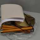 Gold Floor Lamp, Flexible Up and Down Rotateble Touch Dimmable LED Corner Floor Lamp for Bedroom, Adjustable Heights, Modern Standing Lamp for Reading, Sewing, Crafting