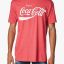 Coca-Cola Men's Coke Classic Vintage Logo T-shirt, Size 2XL