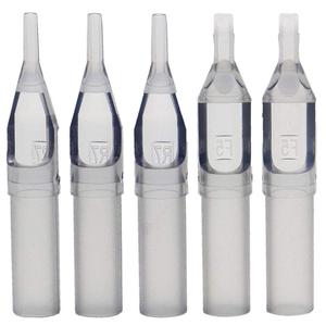 Disposable Tattoo Tip - Autdor 100PCS Disposable Tips Assorted for 3RL 5RL 7RL 9RL 3RS 5RS 7RS 9RS 5M1 7M1 Tattoo Needles Round Flat Magnum Plastic Tips for Tattooing Supplies