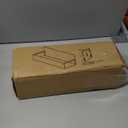 Yieach 4 Pack Acrylic Adhesive Spice Rack Wall Mount - 11.5x3.6 Inch, Clear Spice Shelf Storage Holder, 4 Pack Stick on Hanging Spice Rack Organizer for Cabinet Door, Kitchen Wall, Rv, Inside Cabinets