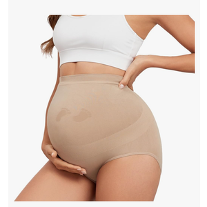 Maternity Underwear Seamless High Waisted Maternity Panties Over Bump Pregnancy Belly Support