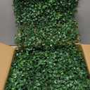 NETAP Artificial Grass Wall Panels Backdrop,10"x 10"(12Pcs) Faux Boxwood Panels for Outdoor Indoor Green Wall Decor,Party Wedding Garden Fence Decorations