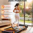 Walking Pad Treadmill, BestGod Under Desk Treadmill 330lbs Capacity, Vibration Walking Pad with Incline, Portable Treadmills for Home, Compact Treadmills Walk Pad, Running Machine with Remote Control