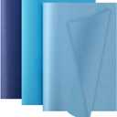 2 x Tinoaly 60 Sheets Gradient Blue Wrapping Paper, 3 Colors, 19.69x13.78 inches, Gift Wrap Tissue Paper for Christmas, Birthday, Party Decoration