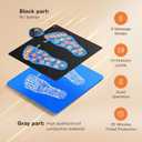 Transcutaneous Electronic Nerve Stimulator and Powered Muscle Stimulation for Pain Relief, EMS Foot Massager