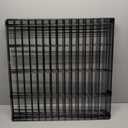 FDW 24 Inch Dog Pen 8 Panel Dog Playpen Indoor Outdoor Metal Puppy Pet Fence Portable Folding Animal Exercise Fence,Black