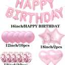 Sweet 11th Birthday Decorations Party Supplies,Pink Number 11 Balloons,11th Foil Mylar Balloons Latex Balloon Decoration,Great 11th Birthday for Girls,Women,Men,Photo Props