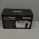 Mueller UltraToast Full Stainless Steel Toaster 4 Slice, Long Extra-Wide Slots for Bagels and Waffles, 6 Browning Levels, LED Display, Cancel/Defrost/Reheat Functions & Removable Tray, Kitchen Gadgets
