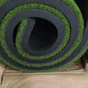 Artificial Grass Turf, 10ft x 10ft 0.4" Pile Height, Indoor Outdoor Fake Astroturf Rug Carpet Mat for Balcony Decor Backyard Patio Backdrop Fence Wall Decorations Dogsgs