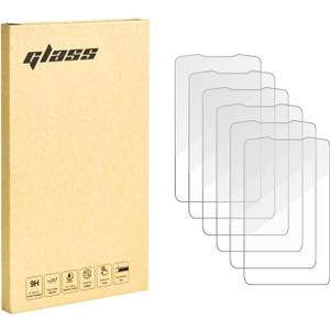 Screen Protector for Zebra MC3300 Scanner, 9H Tempered Glass, Clear (6)