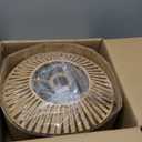 Rattan Boho Ceiling Light Fixture,Bohemian Woven Flush Mount Ceiling Light, Boho Chandelier Light Fixture Flush Mount for Hallway, Bedroom, Kitchen, Living Room, Entryway E26 1 Light
