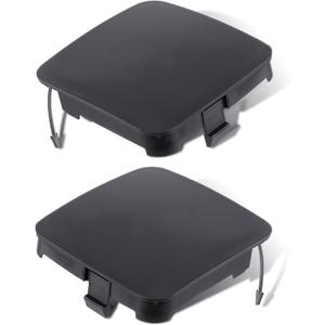 53286-0R040 2Pcs Tow Eye Hook Cover Cap Bumper Front Left and Right Compatible with Toyota RAV4 2011-2012 Relaces 53285-0R040 532850R040