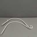 AJART White Plant Hanger Outdoor: 12-Inch Plant Hooks for Wall Indoor - Metal Plant Bracket Hook for Hanging Flower Baskets