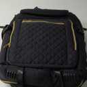 Rabjen DJ Backpack for Club Gigs, DJ Mixer Case Compatible with Pioneer DJ DDJ-REV1, DJ Controller, Novation Launchkey 37 Key Keyboard and More Equipment (light black)