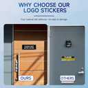 Please Keep Door Closed Sign Sticker,Waterproof and Weatherproof, Indoor/Outdoor Use Close Gate Behind You Sign Stickers for Workplace, Restricted Areas, Garages (Black1)