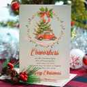 7 x Christmas Card for Coworkers, Coworker Colleague Merry Christmas Greeting Card with Envelope and Seal, Xmas Gift for Colleague, Friends, Work Friend