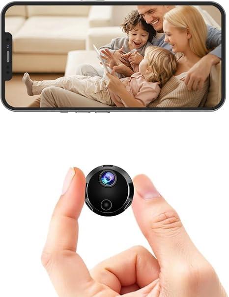 PLj Kzz 2K HD WiFi Security Camera -Hidden Cameras - Spy Cam-Indoor Nanny Cam -WiFi Camera - Surveillance Cameras with Motion Detection and Night Vision - Home Security for with App