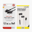 Pack of 2 Digital Toslink And Acoustix