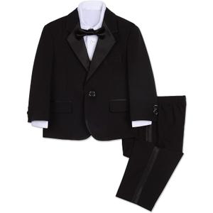 Nautica Baby-Boys 4-Piece Tuxedo with Dress Shirt, Bow Tie, Jacket, and Pants 24M