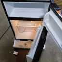 Walsh Compact Refrigerator, Dual Door Fridge, Adjustable Mechanical Thermostat with Freezer, Reversible Doors, 3.1 Cu.Ft, Black