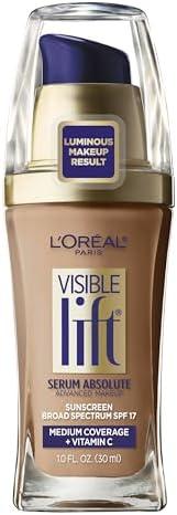 L'Oreal Paris Visible Lift Serum Absolute Foundation, Classic Tan, 1 Ounce