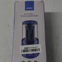 AFMAT Pencil Sharpener, Electric Pencil Sharpener for Colored Pencils, Auto Stop, Fast Sharpen in 3s, Large Hole Pencil Sharpeners Plug in for 6-12mm No.2/Jumbo Pencils-Blue