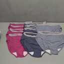 Fruit of the Loom Women's Cotton Blend Hi Cut Brief, 10 Pack, Size: 6