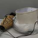 Touch Control Rattan Table Lamp, 3 Way Dimmable Bedside Lamp for Bedroom with 2 USB Ports and AC Outlet, Wicker Nightstand Lamps for Living Room(LED Bulb Included), Rattan-1PK