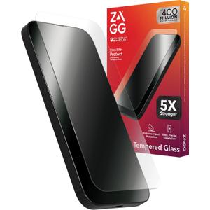ZAGG Glass Elite iPhone 15 Pro Screen Protector - 5X Stronger with Reinforced Edges, Scratch & Smudge-Resistant Surface, InvisibleShield, Easy to Install