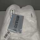 FAVE 8 Pack 120 Inch White Round Tablecloth, 6FT Washable Table Cover