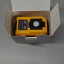 220W Power Inverter Compatible with Dewalt 20V Battery(Battery not Included), DC 20V to AC 110V, 2 USB Ports & 1 Type-C Fast Charging, 400LM LED Work Light (Yellow)