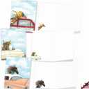 Best Card Co 20 Assorted Note Cards with Envelopes Blank Animal Driving Divas Box Set Driving Divas for Animal Lovers AM9276OCB-B2x10