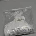 MANGOPOP Short Sleeve Body Suits Women Crew Neck Zip Up Bodysuit for Women Ribbed Deep V Sexy Bodysuit Shirts White Large