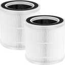 2 Pack HEPA Replacement Filters ONLY Compatible with Proton Pure Air Purifier, 3-Step Filtration System, Efficient Air Filter, NOT for Any Other Models