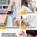 4-IN-1 Phone Lanyard + Wrist Strap, Adjustable 15-31 inch Cell Phone Lanyard with 2 Tether Tabs for iPhone,Smartphone