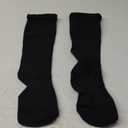 Azalencro Compression Socks for Men & Women, 20-30 mmgh Graduated Compression Stockings Knee High Socks for Running, Athletic, Cycling, Hiking, Travel Black,L,1 Pair