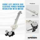 NOVAPARTS 748-017 Front Left Driver Side Electric Power Window Regulator with Motor for Honda Accord 2013 2014 2015 2016 2017 Sedan Replace# 72250T2AA11 72250-T2AA11 748017 72250-T2A-A11