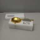 Rechargeable Cordless Table Lamp - 5000mAh Battery Operated Table Light, 3 Color Stepless Dimmable LED Table Lamp with Memory Function for Indoor, Outdoor, Dinner, Home, Restaurant.(Gold)