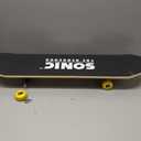 Voyager Skateboard with Printed Graphic Grip Tape - Great for Kids and Teens, Cruiser Skateboard with ABEC 5 Bearings, Durable Deck, Smooth Wheels, Sonic