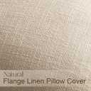 Pack of 4 Decorative Linen Pillow Covers 18x18 Natural Boho Couch Throw Pillows for Bed Accent Modern Pillowcase for Sofa Livingroom Bed and Balcony Home Decor
