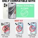 ZONRW for iPhone 15 Pro Max Case Magnetic,Soft Cute Luxury Leopard Cheetah Pattern Plating Glitter Bling Phone Case Compatible with MagSafe Clear Shockproof Back Cover for Women Girl 6.7"-Purple