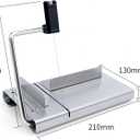 Hand-Made Soap Cutter - Stainless Steel Soap Cutters with Scale for Soap Making Loaf Slicer - DIY Craft Soap, Candle or Kitchen Butter Cheese