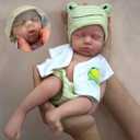 OtardDolls 12 Inch Reborn Baby Dolls Silicone Full Body Realistic Baby Doll Boy Silicone Baby Doll Handmade Painted Reborn Dolls with Clothes and Bottles Set for Kids Boys Girls