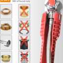Tap Spanner Tool, 14-in-1 Multi-Functional Faucet Wrench, Comfortable Grip, Anti-Slip, for Sink, Bathroom & Kitchen Plumbing, Faucet Installation, Plumbing Repair Kita