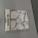 2 x 6PCS Santa Cookie Cutter Set, Christmas Cookie Cutters, Holiday Shaped Biscuit Molds, Stainless Steel Baking Supplies for Homemade Cookies, Christmas Santa