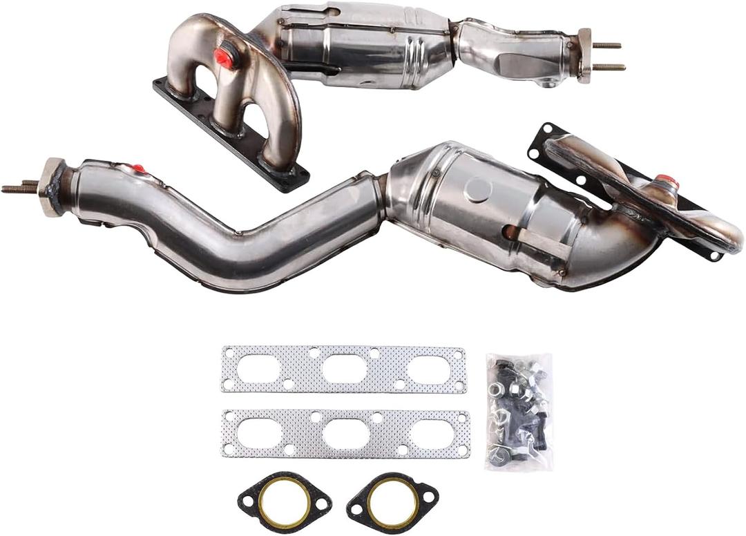 Front & Rea Catalytic Converter with BMW 328I 2009-2012328XI 2007-2008X5 2007-20103.0LBMW 810 BMW X610H22-134, 10H22-135 EPA Compliant