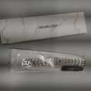 Wearlizer Stainless Steel Band Compatible with Apple Watch Band 42/41/40/38mm Men Women, Zigzag Weave Durable Metal Strap for iWatch Series 11 10 9 8 7 6 5 4 3 SE/Ultra 3 2 1StarLight&Black